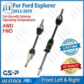 B2cv986xd Gsp Oe Front Pair Left Right Cv Axle Shaft Set For 2012-19 Ford Explorer L4 Fwd Awd