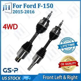 B2cv989 Gsp Oem Front Left Right Pair Cv Axle Shaft Set For 2015-2016 Ford F-150 Rwd 4wd