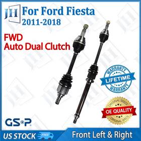 B2cv992 Gsp Oe Front Pair Cv Axle Set For 2011-18 Ford Fiesta L4 1.6l Auto Dual Clutch Trans