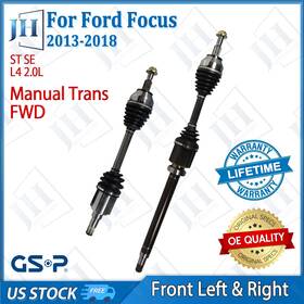 B2cv999 Gsp Oe Front Pair Left Right Cv Axle Shaft For 2013-18 Ford Focus L4 2.0l Fwd Manual