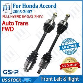 B2cva12 Gsp Oe Front Pair Left Right Cv Axle Shaft For 05 06 07 Honda Accord Hybrid Fwd Auto