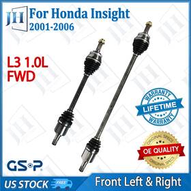 B2cva20 Gsp Oe Front Pair Left Right Cv Axle Shaft Set For 2001-06 Honda Insight L3 1.0l Fwd