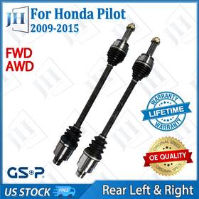 B2cva22 Gsp Oe Rear Left Right Cv Axle Shaft Set For 2009-2015 Honda Pilot V6 3.6l Awd Fwd