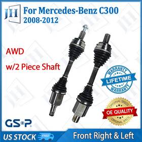 B2cva97 Gsp Oe Front Pair Cv Axle Shaft Set For 2008-17 Benz C300 C350 E400 E350 4matic Awd