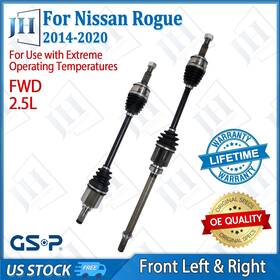B2cvb19xd Gsp Oe Front Pair Left Right Cv Axle Shaft Set For 2014-20 Nissan Rogue L4-2.5l Fwd