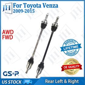 B2cvb53 Gsp Oe Rear Pair Left Right Cv Axle Shaft Joint For 2009-2015 Toyota Venza Awd Fwd B2cvb53 Gsp Oe Rear Pair Left Right Cv Axle Shaft Joint For 2009-2015 Toyota Venza Awd Fwd