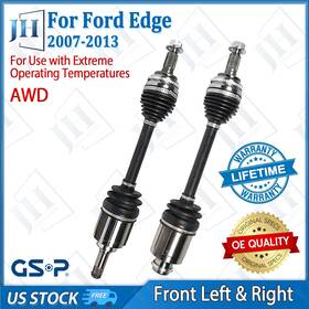 B2cvb69xd Gsp Oe Front Pair Left Right Cv Axle Shaft Set For 2007-13 Ford Edge Mkx V6-3.5l Awd