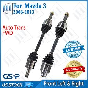 Gsp B2cvb79 Oe Front Pair Left Right Cv Axle Shaft Set For 2006-13 Mazda 3 5 Fwd Auto Trans