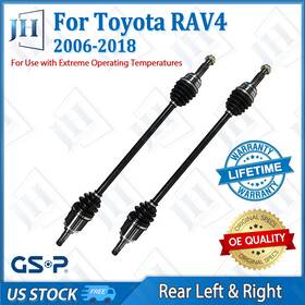 B2cvc28 Gsp Oe Rear Left Right Pair Cv Axle Shaft Set For 06-18 Toyota Rav4 L4 2.5l V6 3.5l