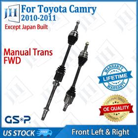 B2cvc31 Gsp Oe Front Pair Left Right Cv Axle Shaft Set For 2010-2011 Toyota Camry Fwd Manual