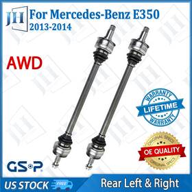 B2cvc41 Gsp Oe Rear Left Right Cv Axle Shaft Set For 2010-16 Benz E350 300 550 Glk350 Cls400