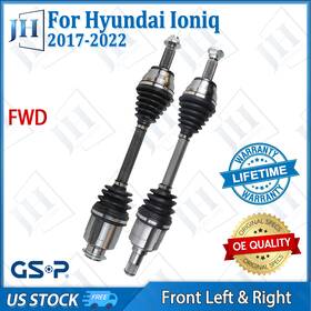 B2cvc69 Gsp Oe Front Pair Left Right Cv Axle Shaft Set For 2017-22 Hyundai Ioniq L4-1.6l Fwd