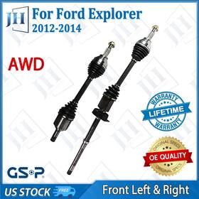 B2cvd22 Gsp Oe Front Pair Left Right Cv Axle Shaft For 2012-2014 Ford Explorer 3.5l 3.7l Awd