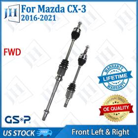 Gsp B2cvd87 Oe Front Pair Left Right Cv Axle Shaft Set For 2016-2021 Mazda Cx-3 L4 2.0l Fwd