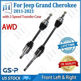 B2cve10 Gsp Oe Front Pair Cv Axle Shaft Set For 2011-2024 Jeep Grand Cherokee V6 V8 Awd