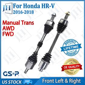 B2cve15 Gsp Oe Front Pair Left Right Cv Axle Shaft Set For 2016 17 18 Honda Hr-v Fwd Manual B2cve15 Gsp Oe Front Pair Left Right Cv Axle Shaft Set For 2016 17 18 Honda Hr-v Fwd Manual