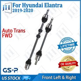 B2cve53 Gsp Oe Front Pair Lh Rh Cv Axle Shaft For 2019 20 Hyundai Elantra Veloster Fwd Auto