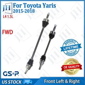 B2cve55 Gsp Oe Front Pair Left Right Cv Axle Shaft Set For 2015-18 Toyota Yaris L4 1.5l Fwd