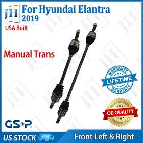 B2cvf04 Gsp Oe Front Pair Left Right Cv Axle Shaft For 2019 Hyundai Elantra L4-2.0l Manual