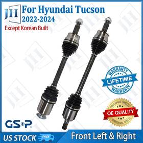 B2cvf08 Gsp Oe Front Pair Left Right Cv Axle Shaft For 22 23 24 Hyundai Tucson Kia Sportage