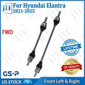 B2cvf09 Gsp Oe Front Pair Left Right Cv Axle Shaft For 2021 22 23 24 25 Hyundai Elantra Fwd