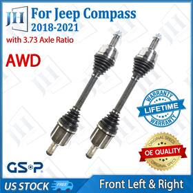 B2cvf50 Gsp Oe Front Pair Left Right Cv Axle Shaft Set For 2018-21 Jeep Compass L4 2.4l Awd