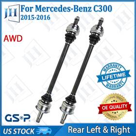 B2cvf89 Gsp Oe Rear Pair Left Right Cv Axle Shaft Set For 15 16 Mercedes-benz C300 C450 Awd