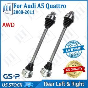 B2cvf95 Gsp Oe Rear Pair Left Right Cv Axle Shaft Set For 2008-11 Audi A5 A4 Quattro S4 Awd
