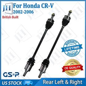 B2cvf99 Gsp Oe Rear Pair Left Right Cv Axle Shaft Set For 2002-2006 Honda Cr-v British Built
