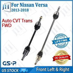 B2cvg17 Gsp Oe Front Pair Left Right Cv Axle Shaft Set For 2013-19 Nissan Versa Fwd Auto Cvt