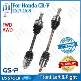 B2cvg19 Gsp Oe Front Pair Left Right Cv Axle Shaft Set For 2017 18 19 Honda Cr-v Lx Fwd Awd