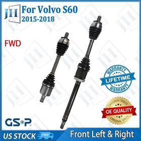 B2cvg24 Gsp Oe Front Pair Left Right Cv Axle Shaft For 15 16 17 18 Volvo S60 V60 L4-2.0l Fwd