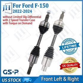 B2cvg52 Gsp Oe Front Pair Left Right Cv Axle Shaft Joint Set For 2022 23 24 Ford F-150 V6 V8