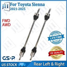 B2cvg89 Gsp Oe Rear Pair Left Right Cv Axle Shaft For 2021 22 23 24 25 Toyota Sienna Fwd Awd