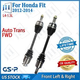 B2cvh06 Gsp Oe Front Pair Left Right Cv Axle Shaft Set For 12-14 Honda Fit L4 1.5l Fwd Auto