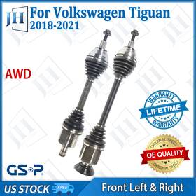 B2cvh37 Gsp Oe Front Pair Left Right Cv Axle Shaft For 2018-21 Volkswagen Tiguan L4-2.0l Awd