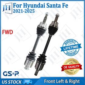B2cvi16 Gsp Oe Front Pair Left Right Cv Axle Shaft Set For 2021-2025 Hyundai Santa Fe Fwd