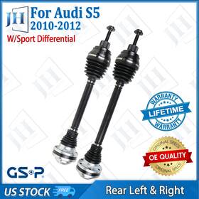 B2cvi17 Gsp Oe Rear Pair Left Right Cv Axle Shaft For 2010 2011 2012 Audi S5 S4 V6 3.0l 4.2l