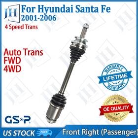 Cv41038 Gsp Oe Front Right Passenger Cv Axle Shaft For 2001-06 Hyundai Santa Fe 4wd Fwd Auto