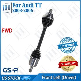 Cv41101 Gsp Oe Front Left Driver Cv Axle Shaft For 2003 2004 2005 2006 Audi Tt L4 1.8l Fwd