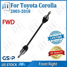 Cv41102 Gsp Oem Front Right Passenger Cv Axle Shaft For 2003-2018 Toyota Corolla Matrix Fwd