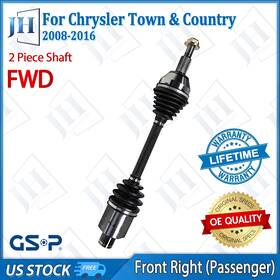 Cv41209 Gsp Oe Front Right Passenger Cv Axle Shaft For Chrysler Town And Country Fwd 2008-2016