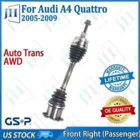 Cv41237 Gsp Oe Front Right Passenger Cv Axle Shaft For 2005-2009 Audi A4 Quattro Awd Auto