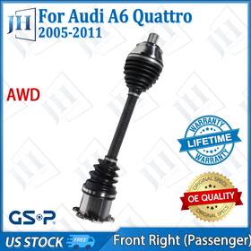 Cv41274 Gsp Oe Front Right Passenger Cv Axle Shaft For 2005-2011 Audi A6 Quattro V6 V8 Awd