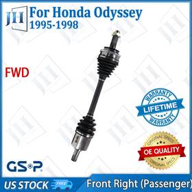 Cv41318 Gsp Oe Front Right Passenger Cv Axle Shaft For 1995-1998 Honda Odyssey Prelude Fwd