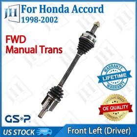 Cv41319 Gsp Oe Front Left Driver Cv Axle Shaft For 1998-2002 Honda Accord 2.3l Fwd Manual