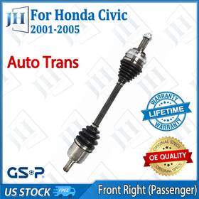 Cv41324 Gsp Oe Front Right Passenger Cv Axle Shaft For 01-05 Honda Civic L4 1.7l Auto Trans