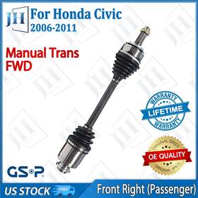 Cv41328 Gsp Oe Front Right Passenger Cv Axle Shaft For 06-11 Honda Civic L4 1.8l Fwd Manual