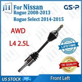 Cv41428 Gsp Oe Front Left Cv Axle Joint Shaft For 2008-2015 Nissan Rogue Select Awd 2.5l L4