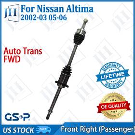 Cv41476 Gsp Oe Front Right Passenger Cv Axle Shaft For 2002-03 05-06 Nissan Altima Fwd Auto
